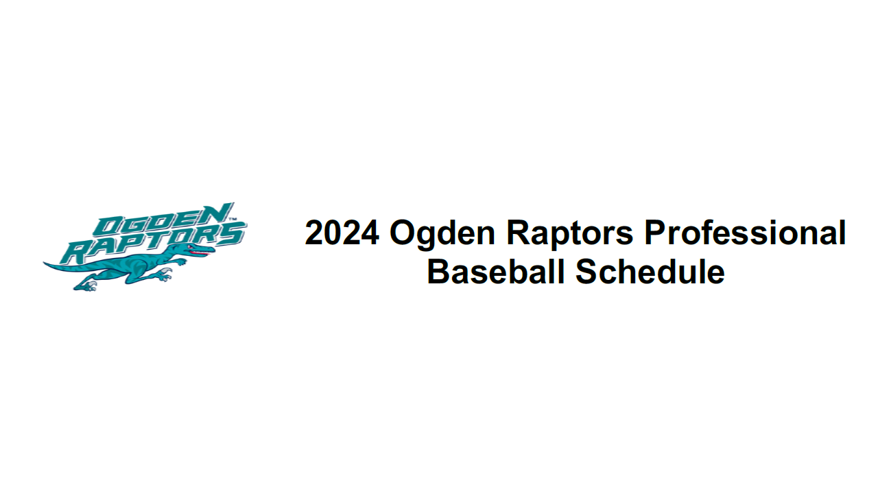 The Ogden Raptors Have Announced Their 2024 Championship Season Schedule!